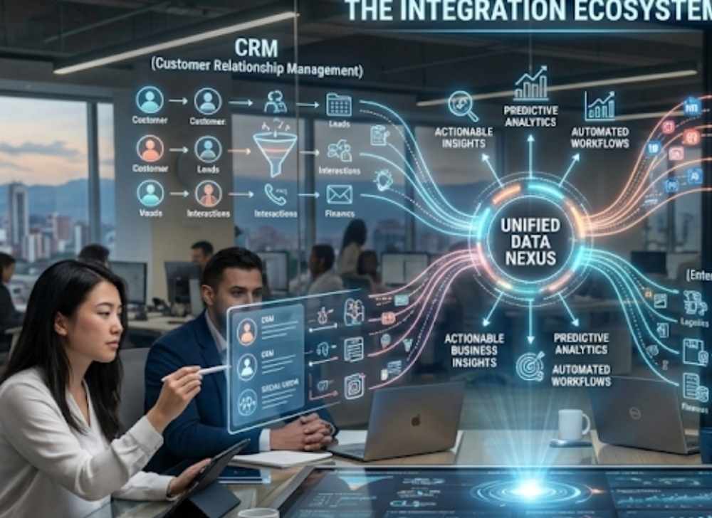The Integration Ecosystem Why Your CRM Must Speak with Your ERP and Social Media